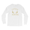 i'd rather be hunting deer antlers ammo hunt gear merica cool Long Sleeve Shirts