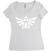 zelda logo Women's Triblend Scoop T-shirt
