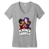 krinx family Women's V-Neck T-Shirt
