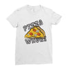 Pizza Bitch Ladies Fitted T-Shirt