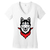 Siberian Husky Women's V-Neck T-Shirt