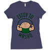 to masao Ladies Fitted T-Shirt