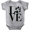 LOVE MY DOG Baby Onesie