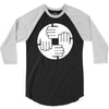 dj remix funny mens 3/4 Sleeve Shirt