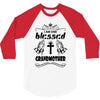 I Am One Blessed Grandmother 3/4 Sleeve Shirt