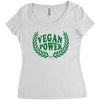 Vegan Power Women's Triblend Scoop T-shirt