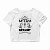 I Am One Blessed Grammy Crop Top