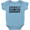 Animals Are Not Ingredients Baby Onesie