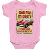 sell midget ideal birthday gift or present Baby Bodysuit