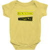 funny t shirt i live at the corner kiss my as &amp; no friggin way rude te Baby Onesie