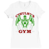 cthulhu gym Ladies Fitted T-Shirt
