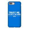 trust me, i'm with the band   musician rockband guitar bass jam tee iPhone 8 Plus