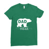 dad bear Ladies Fitted T-Shirt