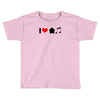 i love house music t shirt edm club wear rave electro party progressiv Toddler T-shirt