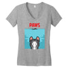 paws Women's V-Neck T-Shirt