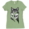 beauty or beast Ladies Fitted T-Shirt