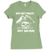 instant pirate just add rum Ladies Fitted T-Shirt