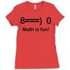 math is fun Ladies Fitted T-Shirt