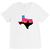 san antonio skyline spurs V-Neck Tee