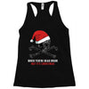 skull christmas Racerback Tank