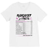 August Girl Facts Leo V-Neck Tee