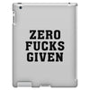 Zero Fucks Given iPad 3 and 4 Case