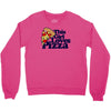 this girl loves pizza Crewneck Sweatshirt