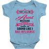They Call Me Aunt Partner in Crime Baby Onesie