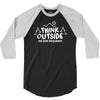 Think Outside No Box Required 3/4 Sleeve Shirt