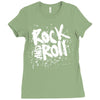 rock music r4 Ladies Fitted T-Shirt