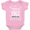 vintage made in 1963 perfectly aged a living legend Baby Bodysuit
