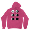 the phases of the moon of laika dog Unisex Hoodie