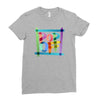 pop off brush Ladies Fitted T-Shirt