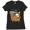 pirates face Ladies Fitted T-Shirt