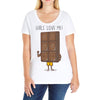 girls love me Ladies Curvy T-Shirt
