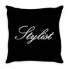 stylist rhinestone Throw Pillow