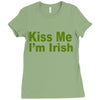 kiss me i'm irish Ladies Fitted T-Shirt