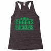 cheers fckers Racerback Tank