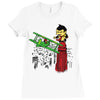 save the princess Ladies Fitted T-Shirt