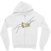 Creation of Adam Pizza Zipper Hoodie