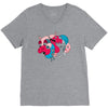 rhino splat V-Neck Tee