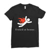 i tred at home Ladies Fitted T-Shirt