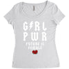 Girl Power Future Is Female Women's Triblend Scoop T-shirt