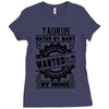 Taurus Hated By Many Wanted By Plenty Ladies Fitted T-Shirt