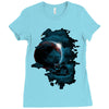pirate (space)ship Ladies Fitted T-Shirt