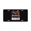 Halloween Kings Are Born In March License Plate