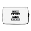 drugs and tacos Laptop sleeve