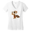 lets explore the galaxy Women's V-Neck T-Shirt