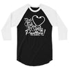 girls fish too only prettier 3/4 Sleeve Shirt