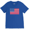 usa flag navy american V-Neck Tee